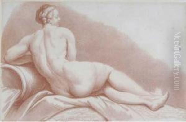 A Reclining Nude Seen From Behind - view 1