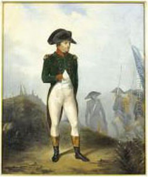 Portrait De Napoleon Sur Le Champ De Bataille - view 1