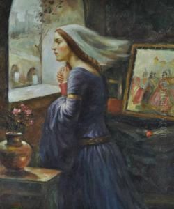 Woman By A Window