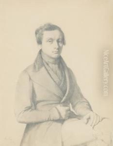 Portrait Of A Man by Louis Francois M. Roulin