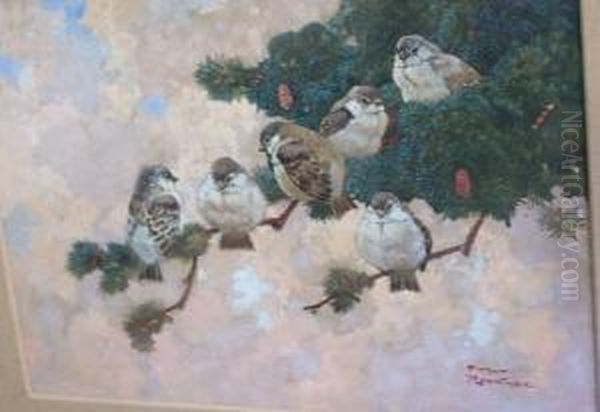 Birds On A Branch - view 1