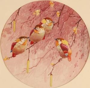 Tits On A Branch by Harry Rountree