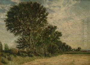 Paysage Aux Grands Arbres by Auguste Louis Roure