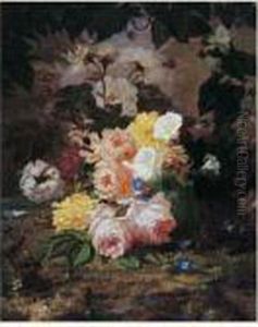 Jete De Roses by Leon Rousseau