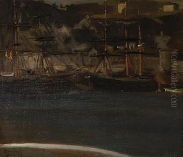 Boats In A Harbour - view 1