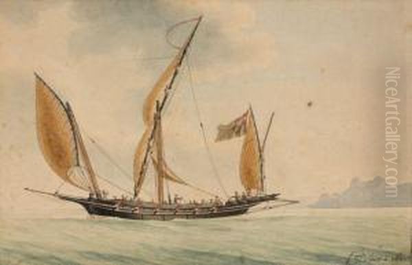 Navire De Guerre A Voiles Latines - view 1
