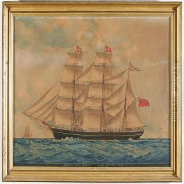 The English Barque Pondichery - view 1