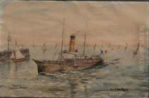 L'augustin Normand A Trouville by Rene Roux