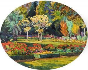 Vue De Parc by Tony George Roux