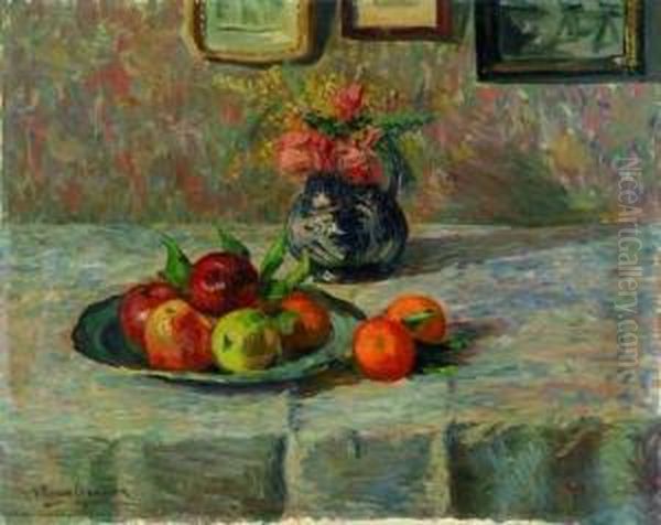 Nature Morte A L'assiette De Fruits - view 1