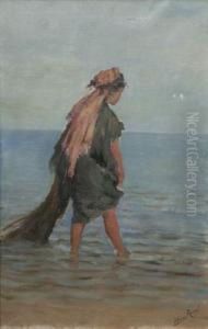 Plage De Monastir. by Henri Rovel