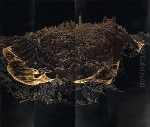 Important Paravent A Quatre Feuilles Articulees En Laque De Chine - view 1