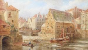A Continental Riverside Town by George Row Clarke