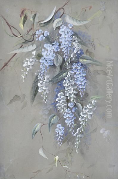 Hanging Blue And White Flowers - view 1
