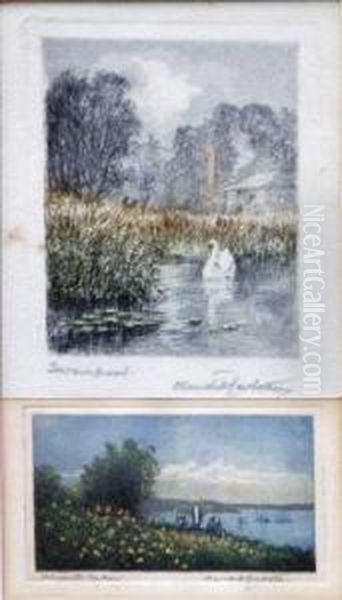 Five Miniature Etching Aquatints - view 1