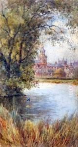 River Scene With Kingfisher