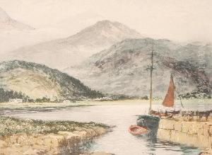 Landing Place, Brodick, Isle Of Arran by Claude Hamilton Rowbotham