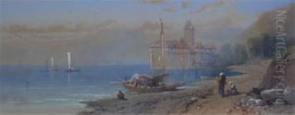Italian Lake Scene - view 1