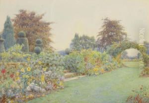 Under The Terrace, Brome Hall by Ernest Arthur Rowe