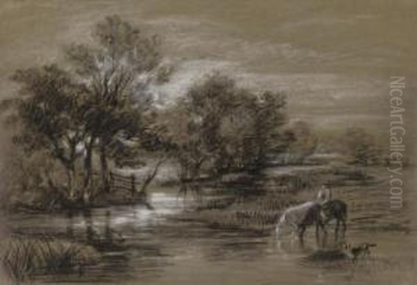 Watering The Horses - view 1