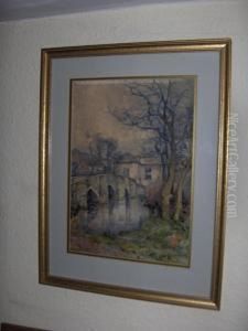 The Packhorse Bridge by Sidney Grant Rowe