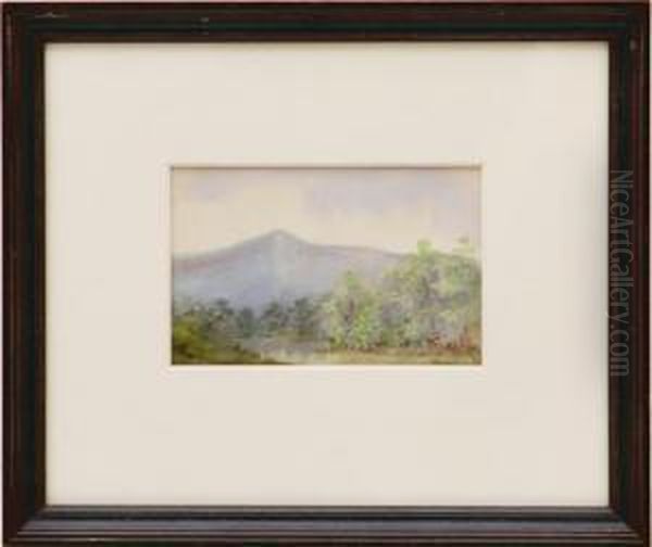 Carolina Mountain Landscape With River - view 1