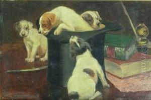 Puppies by George Derville Rowlandson