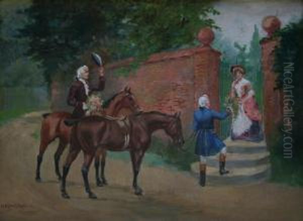 Gallant Suitors; Elegant Riders - view 1