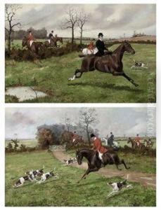 On The Scent; And Clearing The Hedge