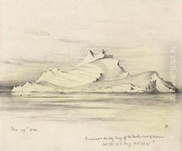 Tilted Bergs Off The Barrier - view 1
