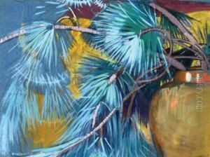 Untiled (still Life With Fir Branches) by Mabel A. Royds