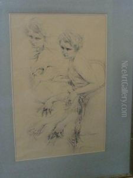 Etudes De Femme Assise - view 1
