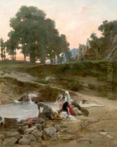 Les Lavandieres by Lionel Noel Royer