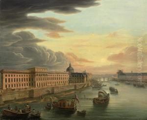 A View Of Paris From The Pont Neuf