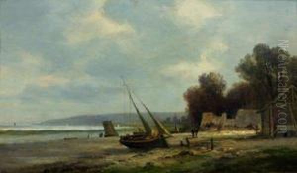 Barque De Peche Sur La Greve - view 1