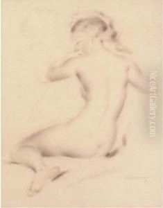 Female Nude by Vladimir Rozmainski