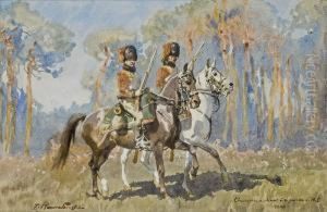 Napoleon's Riflemen by Zygmunt Rozwadowski