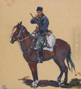Jezdziec Na Koniu by Zygmunt Rozwadowski