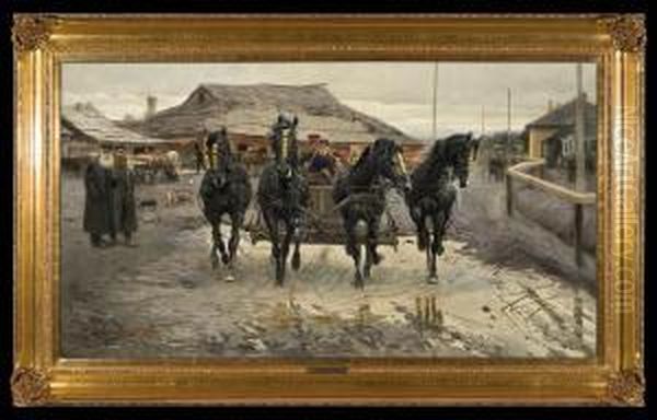Four Horses Carriage - view 1
