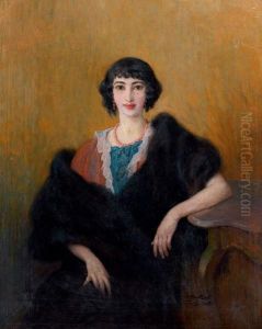 Jeune Femme A La Fourrure by Aleksandr Rubcov