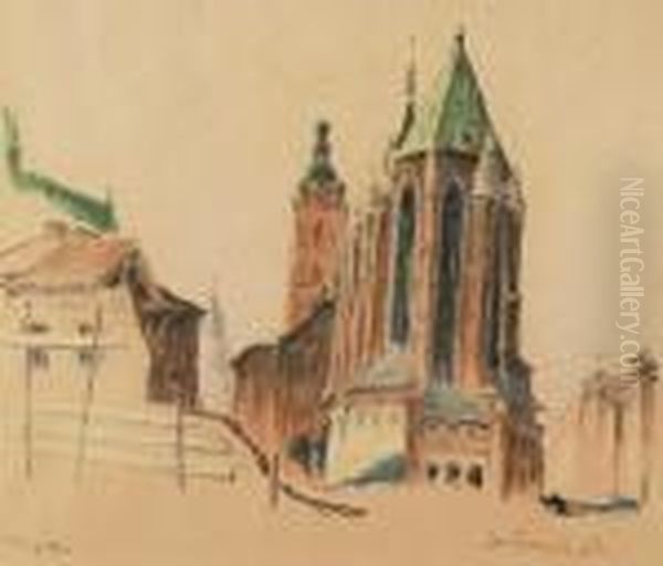 Widok Na Kosciol Mariacki W Krakowie - view 1