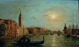 Venice Nocturne by Ludwig Rubelli Von Sturmfest