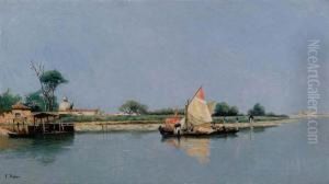 Venezia. Isola Di San Clemente by Franz Leo Ruben