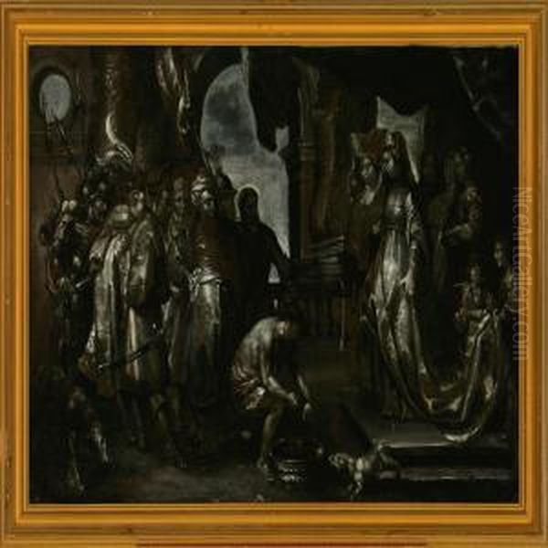 Queen Tomyris Receiving The Head Of Cyrus - view 1