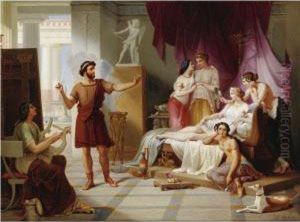 Apelle E Pancaspe by Louis, Lewis Hubner