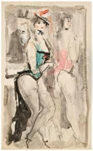 Study For A Drawing by Konstantin Ivanovich Rudakov