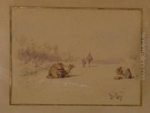 Scene Orientaliste Sur Un Chemin Scene Orientaliste Sur Un Chemin