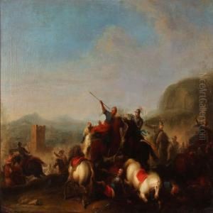 Cavalry Charge by Anthon Christoffer Rude