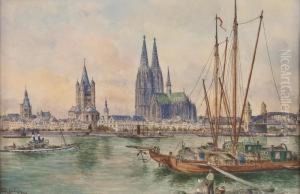 Ansicht Von Koln Am Rhein
