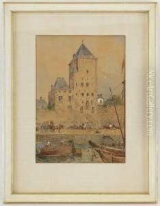 Chateau Au Bord De L'eau by Carl Rudell